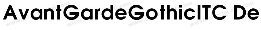 AvantGardeGothicITC Demi字体转换